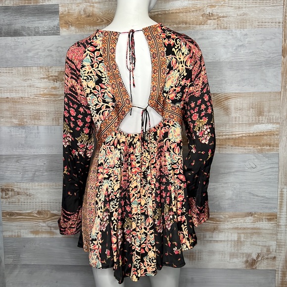 Free People Stevie printed tunic dress in multi size XSmall - Picture 3 of 8
